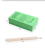 20pcs waxing wax wooden disposable wooden sticks hair removal waxing stick wax bean wiping wax tool beauty bar body beauty tool