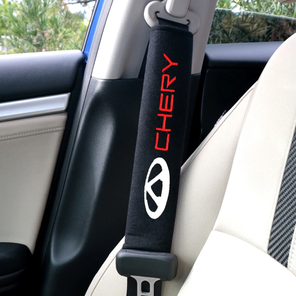 

2PCS Car Seat Belt Cover For Chery Car Safety Belt Cover Decoration Accessories Universal Driver Shoulder Protector
