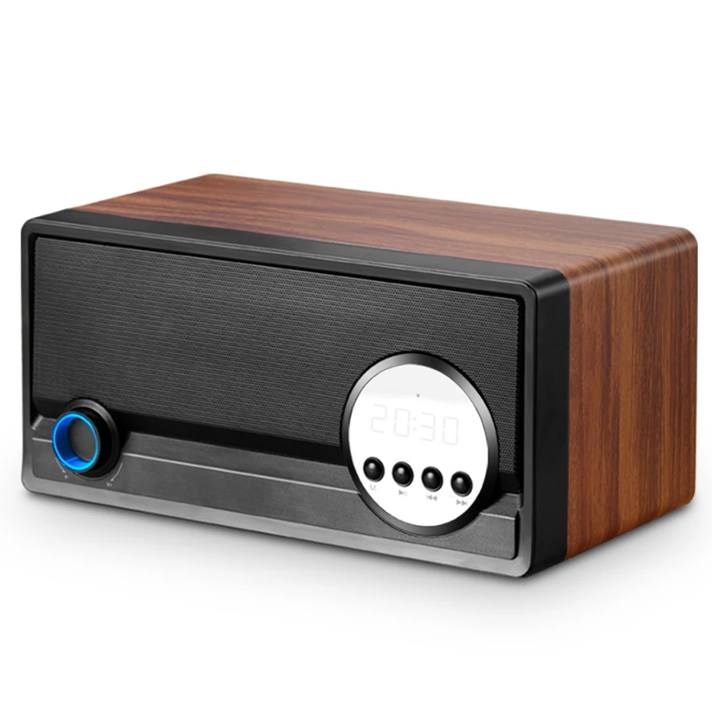

SAST wooden wireless bluetooth speaker overweight subwoofer 3D surround effect portable computer car home bluetooth card audio