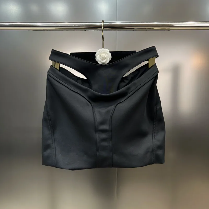 

BORVEMAYS, Новинка осени 2023, однотонная универсальная простая облегающая трапециевидная юбка с высокой талией, модная женская юбка, WZ5494