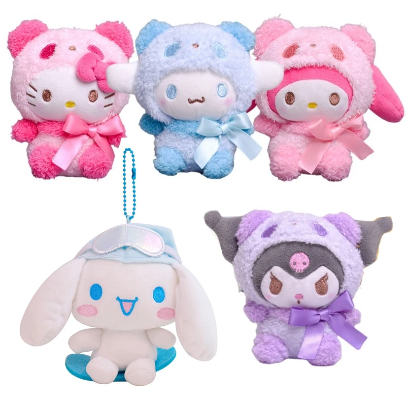 

Милая мультяшная кукла My melody Kawaii Kuromi Cinnamorol Onpompurins KTs плюшевая кукла игрушка для домашних животных кулон подарок на день рождения и Рождество