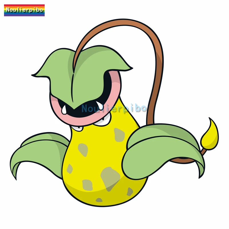 Мультяшные аниме автомобильные наклейки Покемон Пикачу толстые Дин Даши цветок