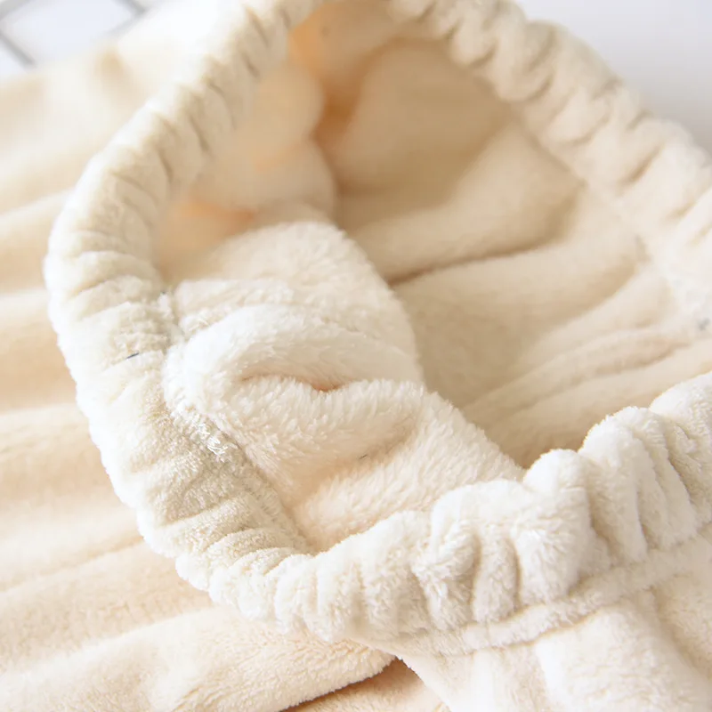 Autumn and winter new pajamas couples thickened coral fleece  long-sleeved trousers 2-piece flannel large size homewear suit