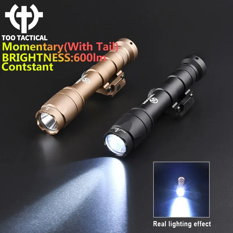 

M600 M600C тактический фонарь для разведки оружия страйкбола, светодиодный фонасветильник 600 люмен для винтовки, фонарь для охотничьей винтовки...
