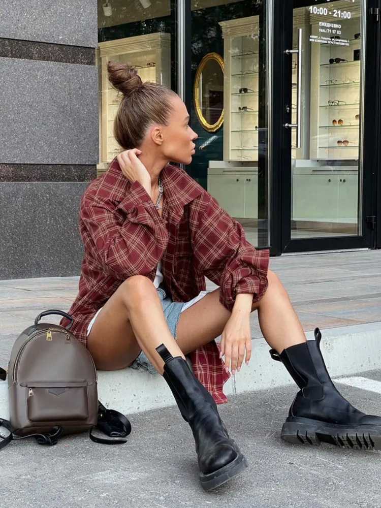 Рисунок 6 - Женская свободная рубашка в стиле ретро