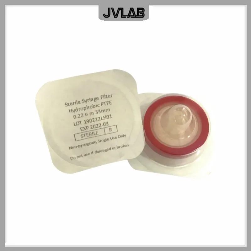 

Шприцевые фильтры PTFE JVLAB OD=33mm, 0.22 micron, 50 шт.
