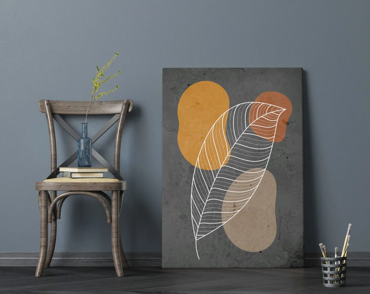 

Холщовый стол BK Home Leafs, 70x100 см-2