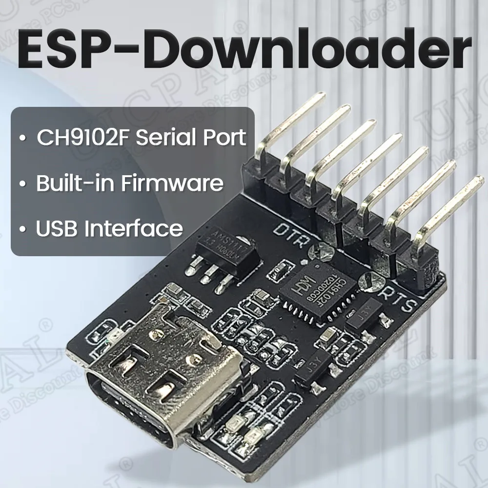 Модуль загрузчика CH9102F запись программного обеспечения для ESP32 MINI TYPE-C USB UART RS232 RS485