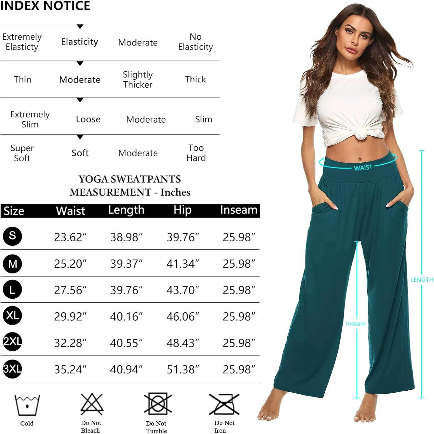 Cozy and Stylish ZJCT Womens Wide Leg Lounge Joggers Pants with Pockets for Ultimate Comfort during Yoga Casual Activities