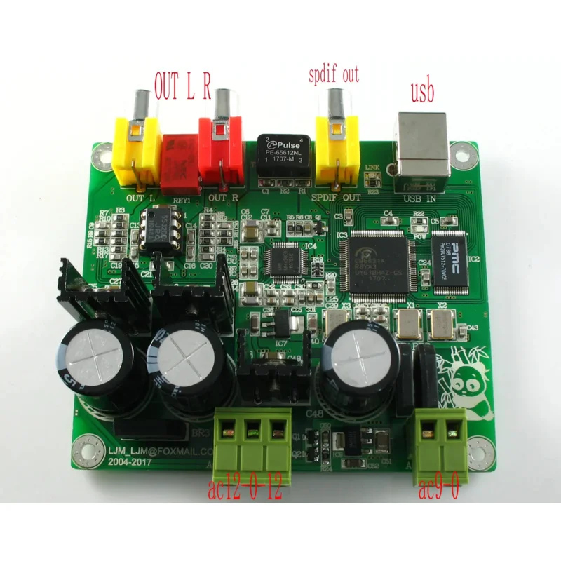 32BIT384K/USBDAC(CM6631A AKM4490)DAC 32\384KDAC Флагманский регулируемый источник питания