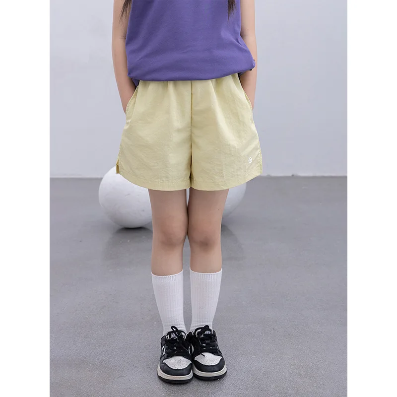 Детские спортивные шорты Новинка лета 2024 быстросохнущие брюки для мальчиков