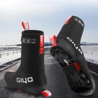 GIYO GUXT-02H утолщенная Водонепроницаемая Пылезащитная Крышка для обуви для горного велосипеда, ветрозащитная теплая крышка для обуви для дорожного велосипеда