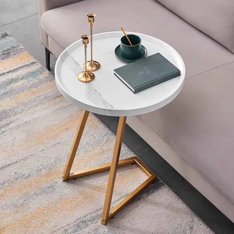 

Minimalist Storage High Side Table Modern Tray Aesthetic Simple Side Table Frame Mechanism Mesa Centro Multifunction Furniture