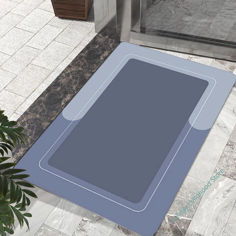 

Нескользящий дверной коврик, однотонная подставка для входной двери, простой напольный ковер с принтом для гостиной, домашний декор