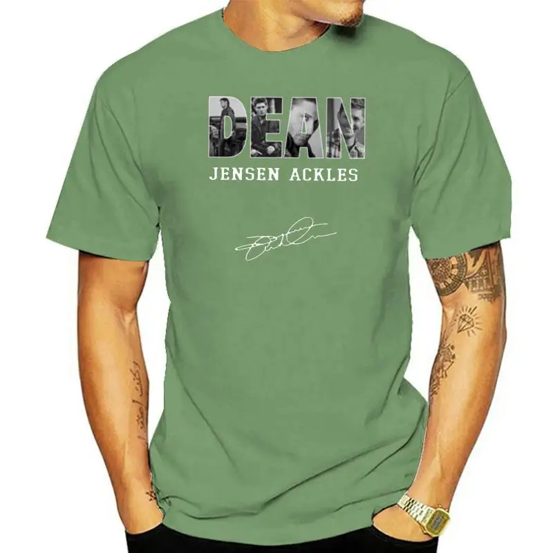

Dean Winchester Jensen Ackles T Shirt Black Full Size S 3Xl Men Tshirt Women(1)