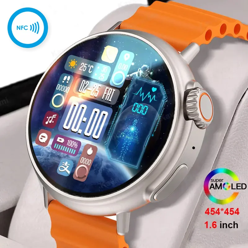 

Full Touch 1.60'' HD Smart Watch for Men Bluetooth Calling Health Monitor Sports Waterproof Smartwatch For Huawei phone Ultra9