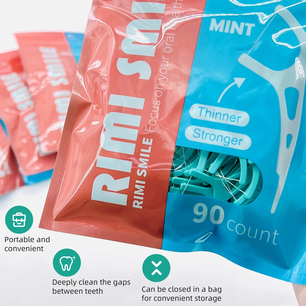 Стоматологические Палочки RIMI SMIILE С Мятными Пакетами — Упаковка 90/270/450 Шт.