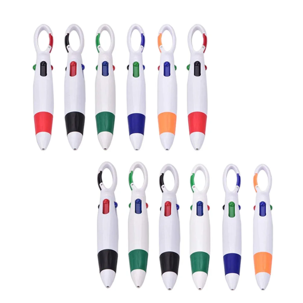 

12Pcs School Activity Pen Gift Multi Color Ballpoint Pen Student Stationery (Mixed Color)