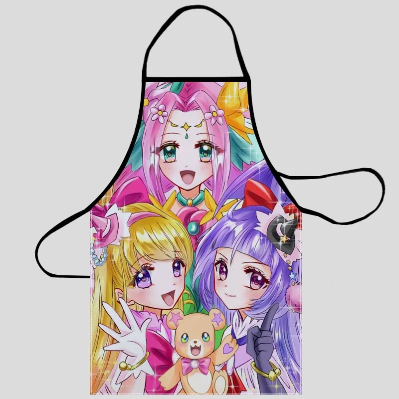 

Новая модель Mahou Tsukai Precure! Фартук Кухонные фартуки для женщин, тканевые оксфорды, чистящие передники, домашнее приготовление еды