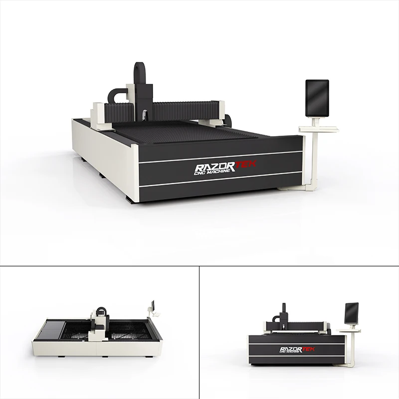 крупноформатный лазерный резак из листового металла с волокном для резки