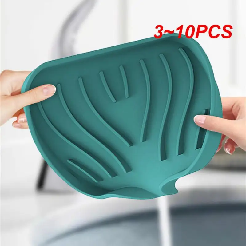 

3-10 шт., силиконовые губки для мыла со встроенной губкой