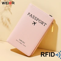 simple anti theft brush passport wallet women small purse short pu leather brand card holders wallets ladies coin purse female