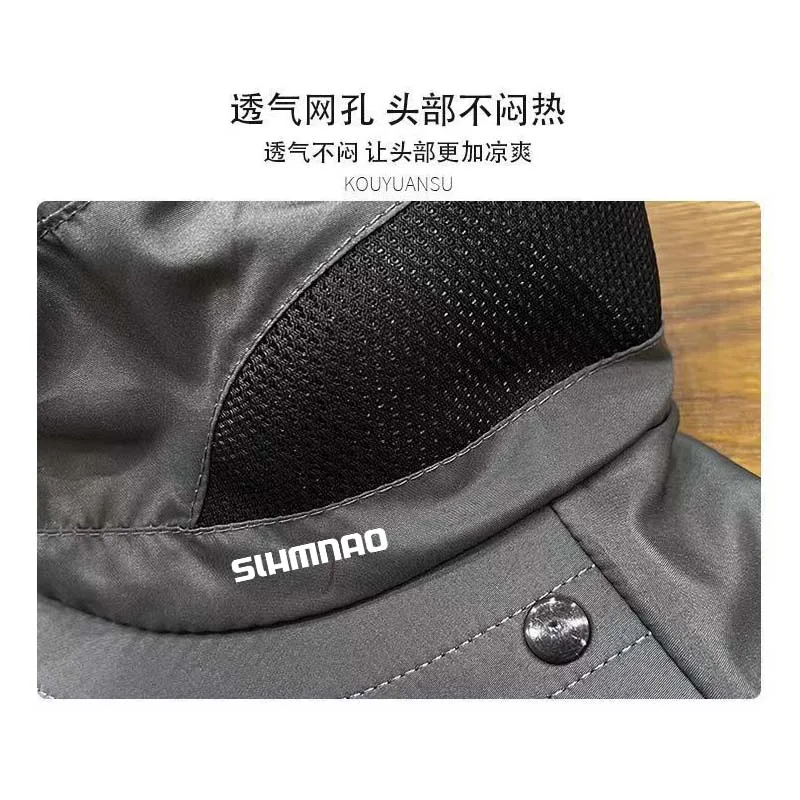 Уличная Солнцезащитная шляпа для мужчин и женщин летняя большая с защитой от