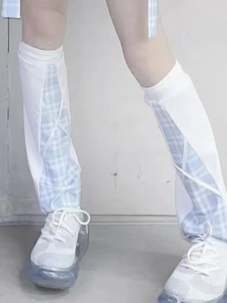 Y2k Эстетические кружевные клетчатые толстовки с рюшами толстые женская уличная