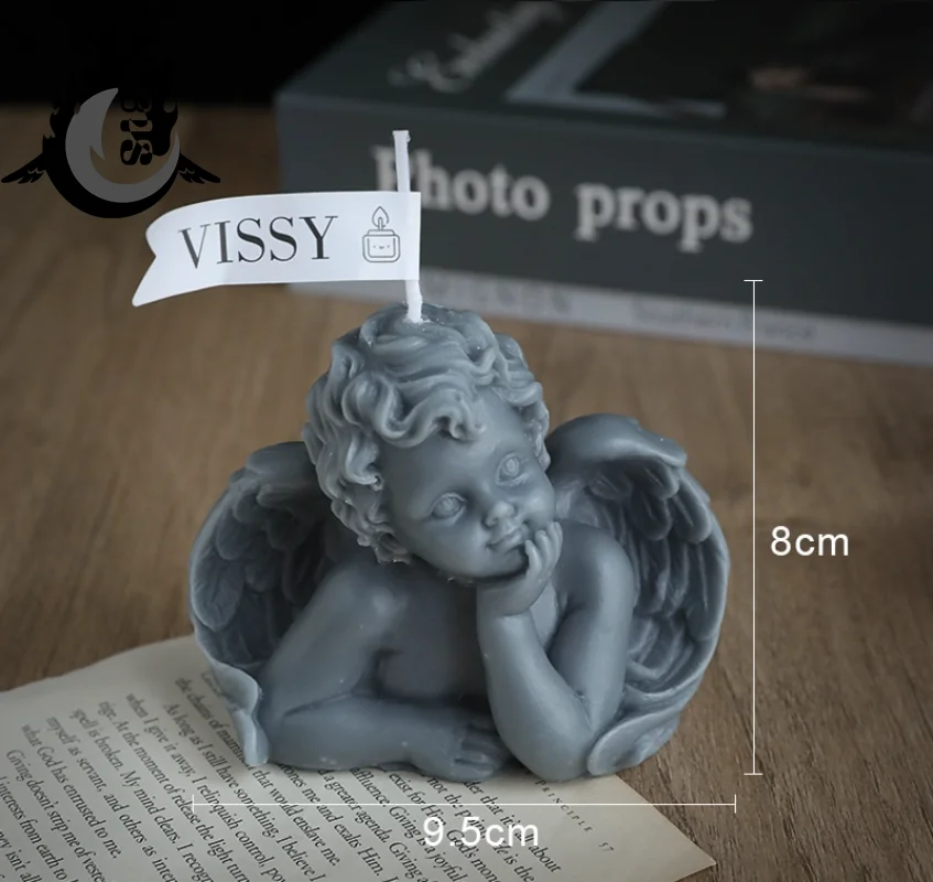 

Wholesale Angel Aromatherapy Candle Silicon Mould Body Aromatic Candle Making Resin Soap Mold Craft Supplies Home Decor Party