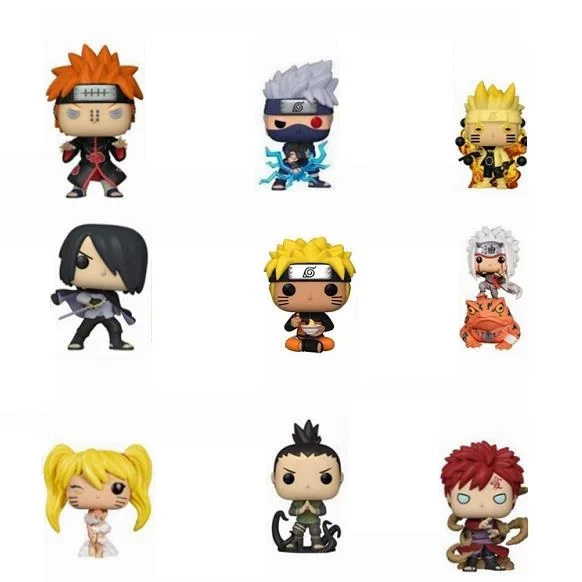Фигурки Funko Narutos Uzumaki Kakashi Sasuke Uchiha 698 # NAMIKAZE 935 Pain 934 GAARA Tsunade Roke Lee из ПВХ игрушки