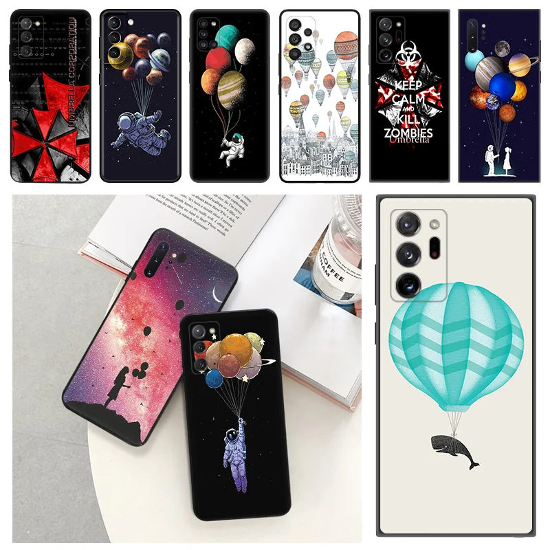 

Silicone Phone Case for Samsung M54 A24 S8 M30S M11 M21 M31 M01 M51 M32 M12 M04 M62 M22 M52 M23 M33 M53 M13 Balloon Star Cover
