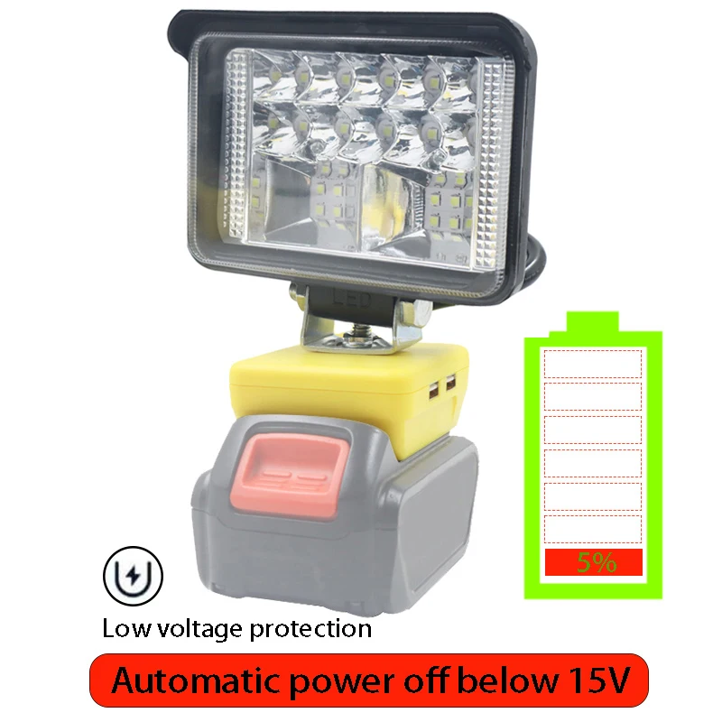 Автомобильные фонари фонарик Электрический фонарь для Dewalt DCB206 DCB609 18 в 20 60