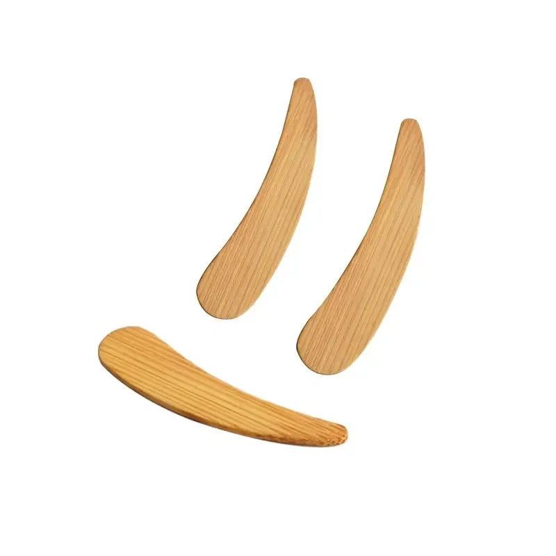 100 шт. экологически чистые бамбуковые мини-кремы для макияжа шпатели ухода за