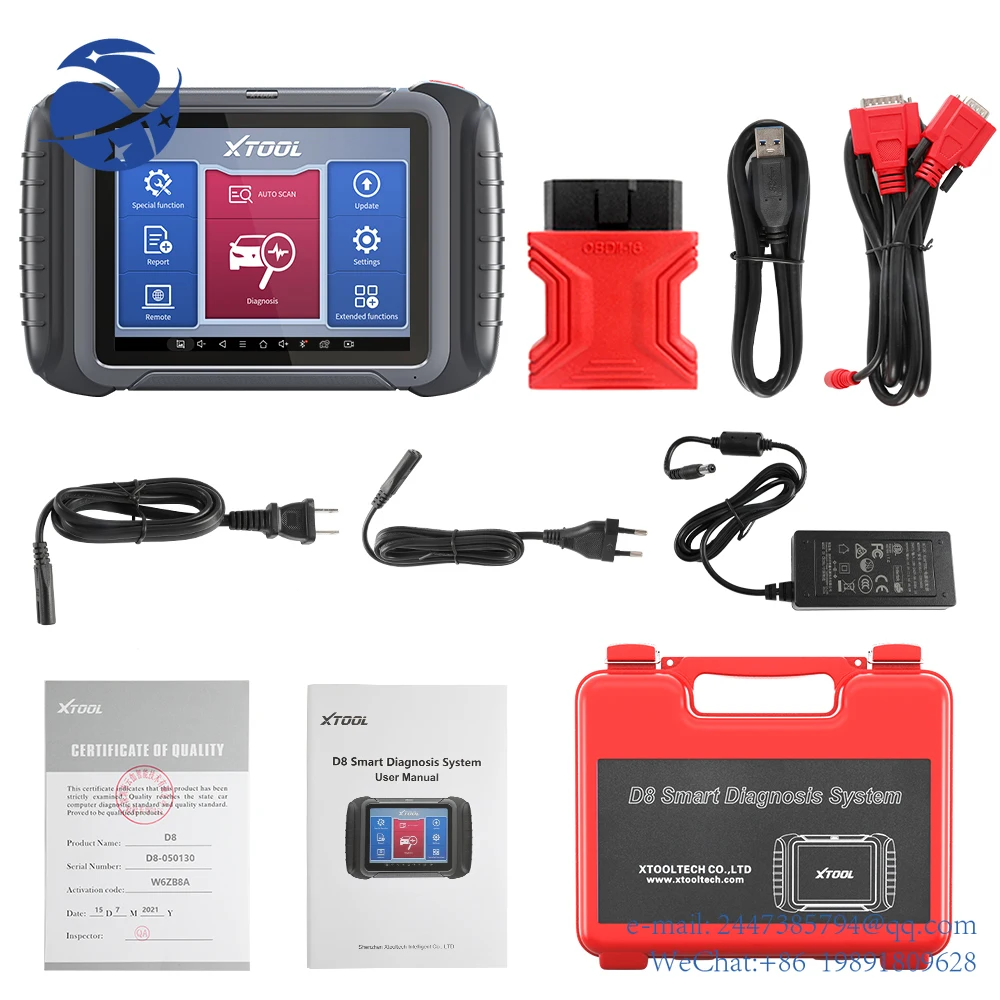 

Yun Yi Xtool D8 Obdii Auto motive Diagnostic Tools OBD2 Diagnose Scanner Code Reader Voor Tool