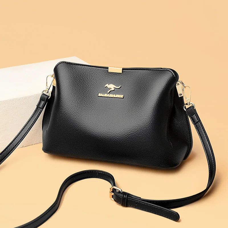 

Saddle Bag PU Leather Crossbody Bags For Women Shoulder Bucket Bag Fashion Ladies Handbags and Purses Luxury Designer Handbag