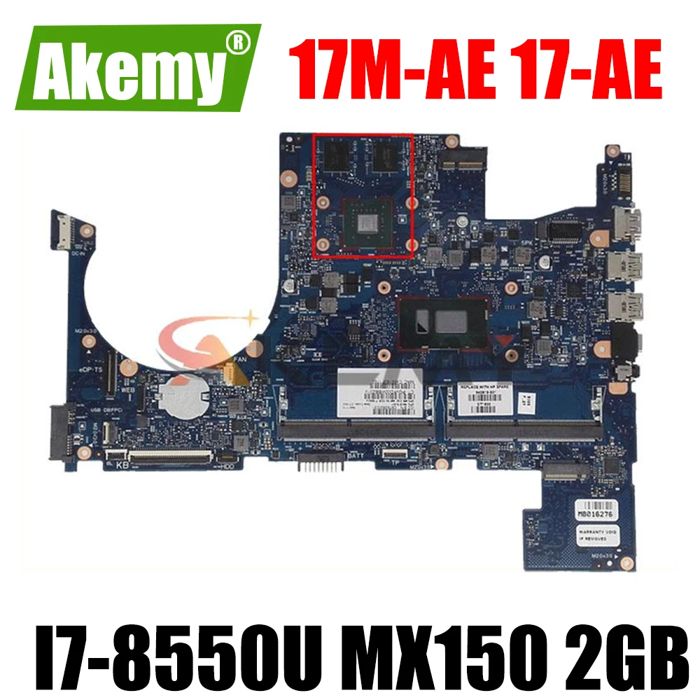 

For HP ENVY 17M-AE 17-AE Series Laptop Motherboard 940819-601 940819-001 6050A2923801-MB-A01 SR3LC I7-8550U MX150 2GB