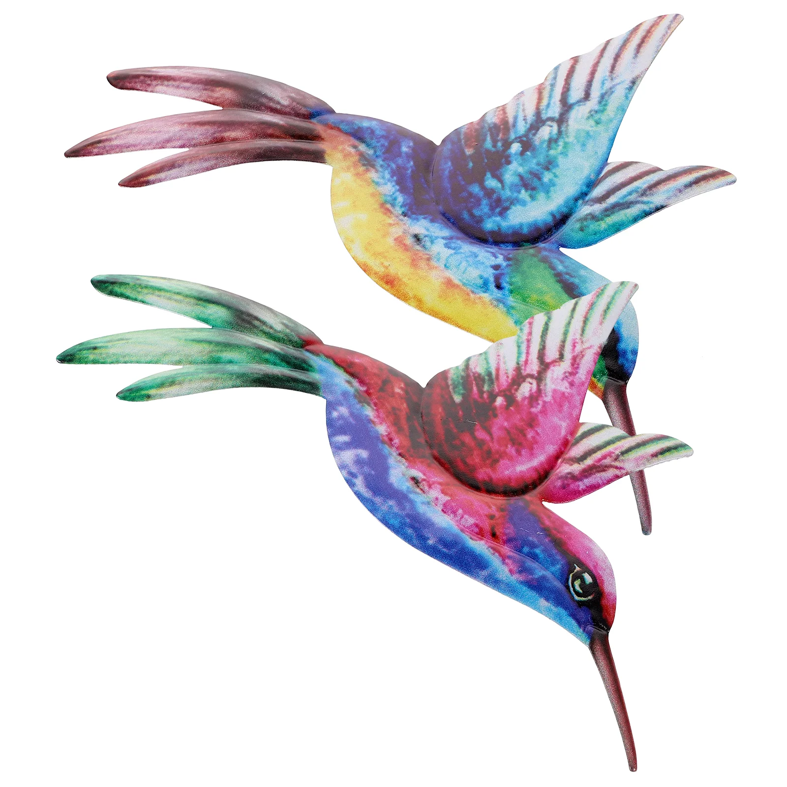 2 шт. украшения из кованого железа Колибри домашняя настенная вешалка для одежды