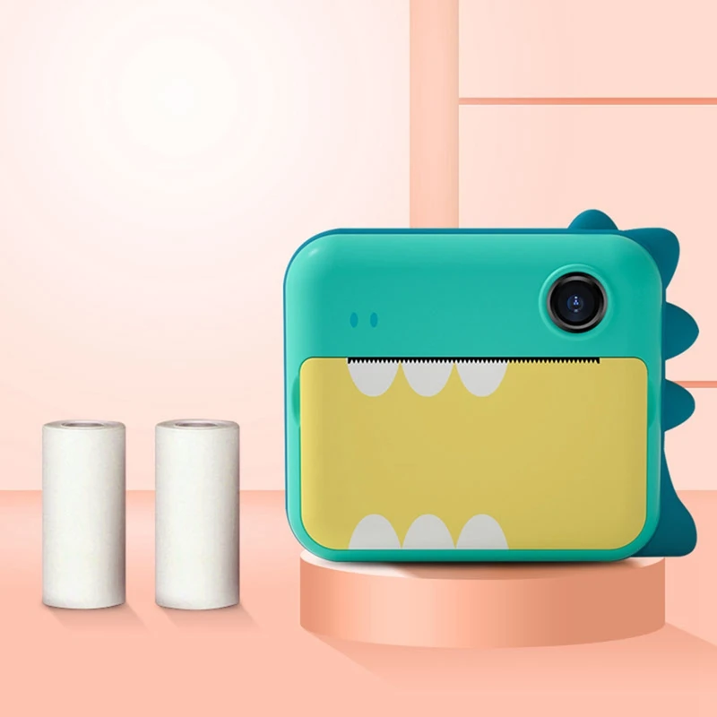 Детская камера с мгновенной печатью подарок на день рождения 12 МП мультяшная