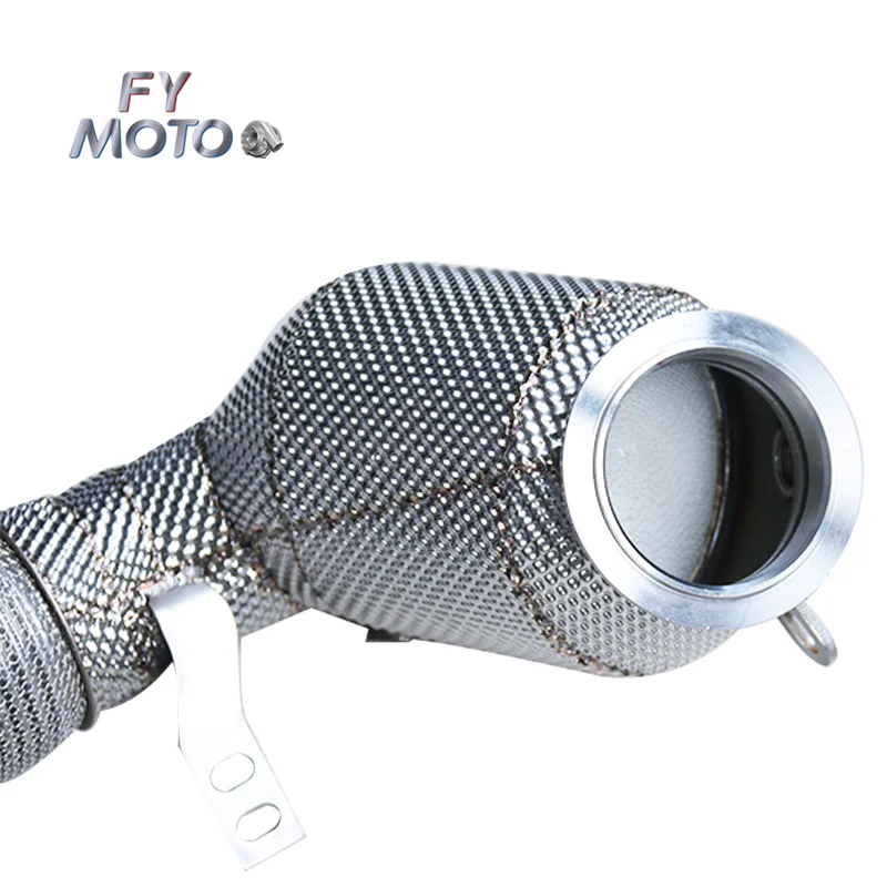 Для BMW M850I G14 G15 G16 M550i G30 M650I 750I G11 G12 N63 22+ выхлопная водосточная труба с теплозащитным