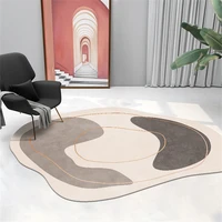 nordic style irregular living room carpet bedroom bedside rug heterogonal carpets sofa coffee table floor mat entryway doormat