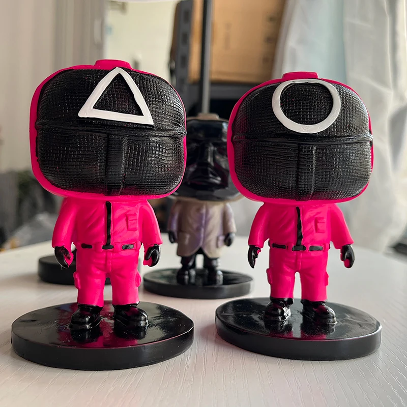 

New Squid Game Action Figure Toys Korean TV Figures Collector Figurine Decorations Clay Doll Model Children Toys Christmas Gift