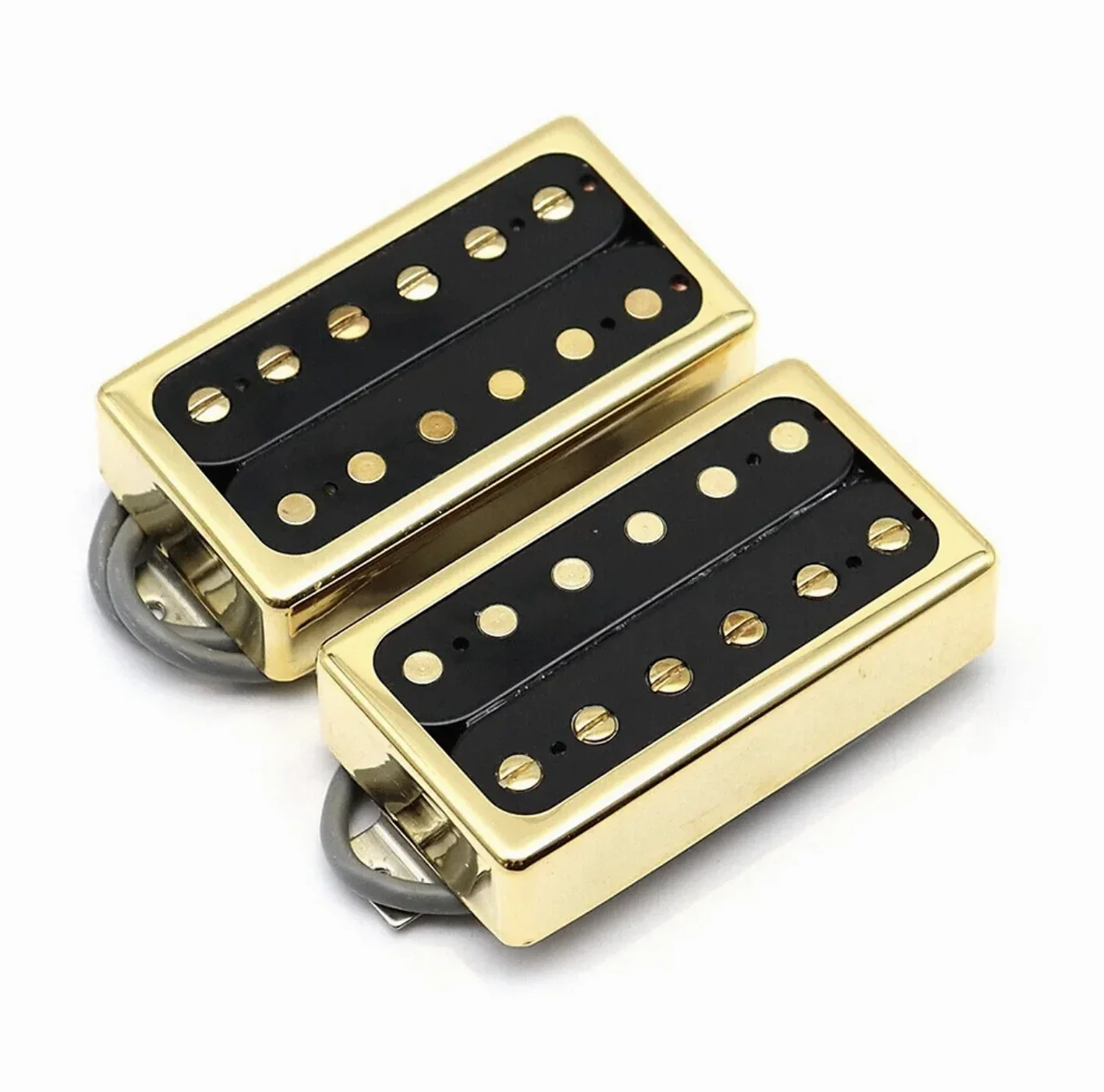 Humbucker Pickups с жгутом проводки Pro серебряная крышка 1 комплект LP Standard ProBucker N и B Alnico