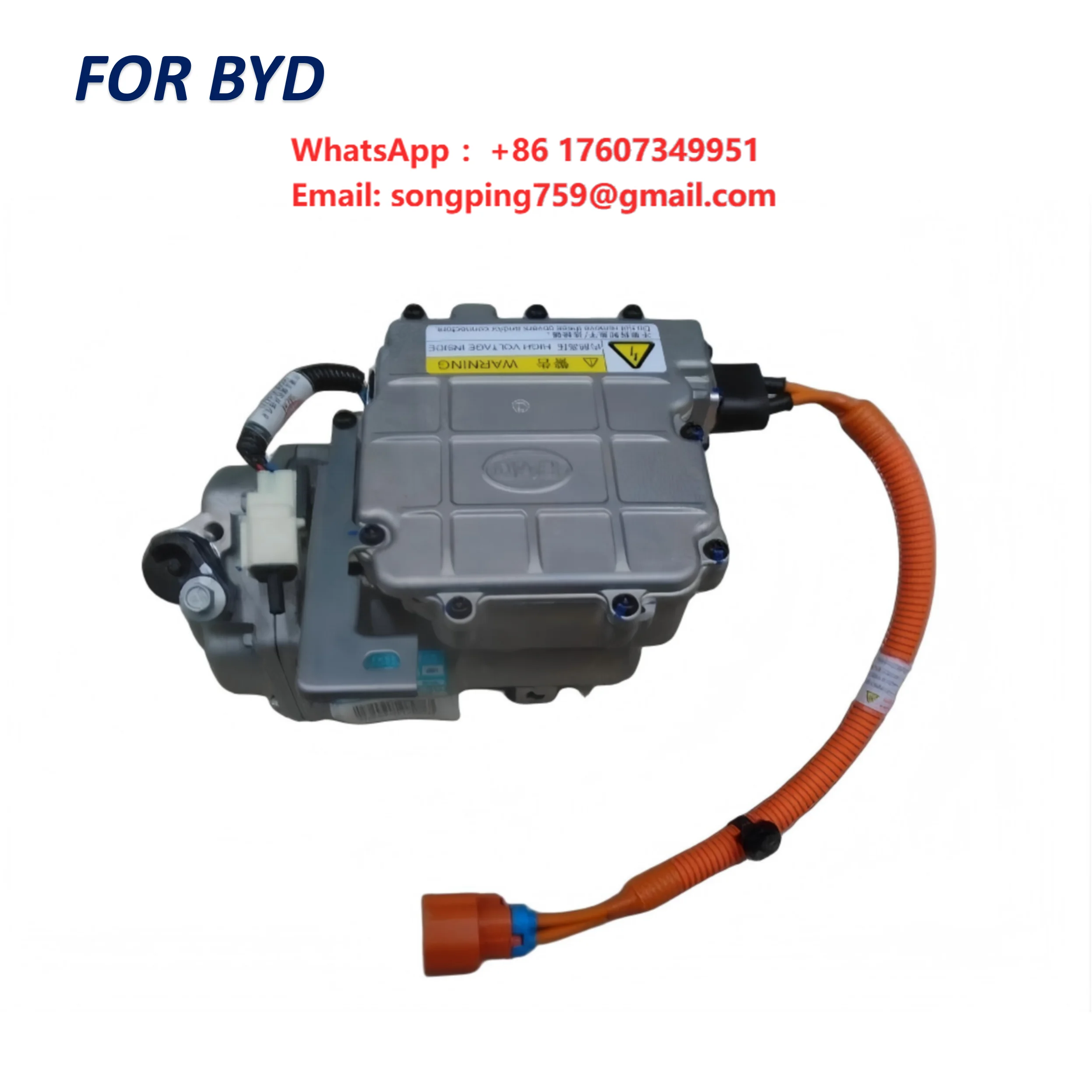 Фото Новый сменный электрический компрессор 12В для BYD Song EV, сборка SAEA-8103020A, гибридный компрессор кондиционера с гарантией 6 месяцев №1