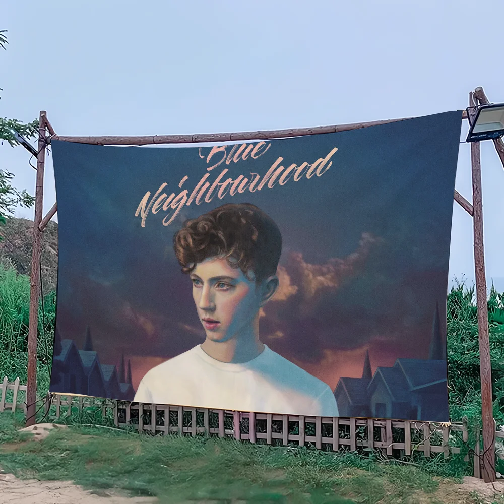 Флаг для искусства научная фантастика домашний декор в виде савана настенный Troye