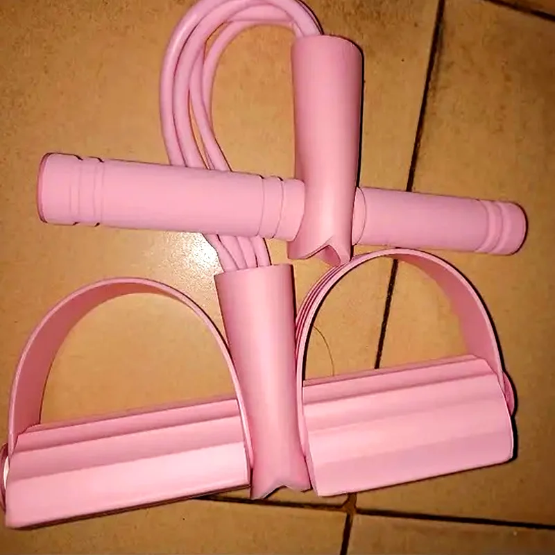 4-трубный съемник педалей для йоги женские эспандеры тренировка живота талии рук