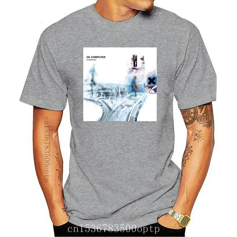

New 2021 RADIOHEAD OK COMPUTER White Black T-shirt Shirts Tee XS-2Xl