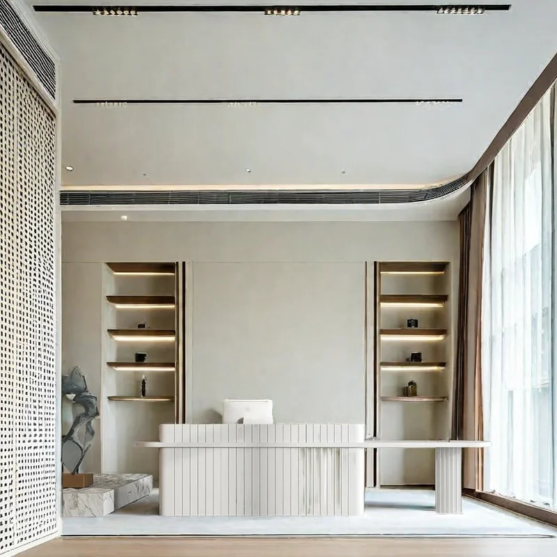 Мебель роскошный приемник стол для приема стойка салона красоты современные