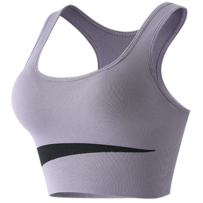 Large size beautiful back sports underwear women's no underwire shockproof vest gather fitness running Yoga speed dry sports bra