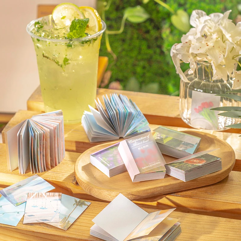 

50 листов, наклейки для фотографий, в японском стиле