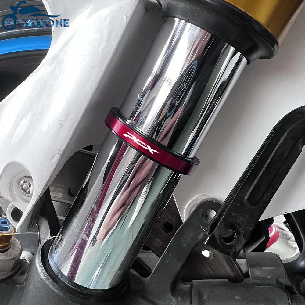 

For Honda PCX 150 160 2022 Front Fork Suspension 40-50mm Motorcycle Shock Absorber Auxiliary Adjustment Ring CNC Accessories